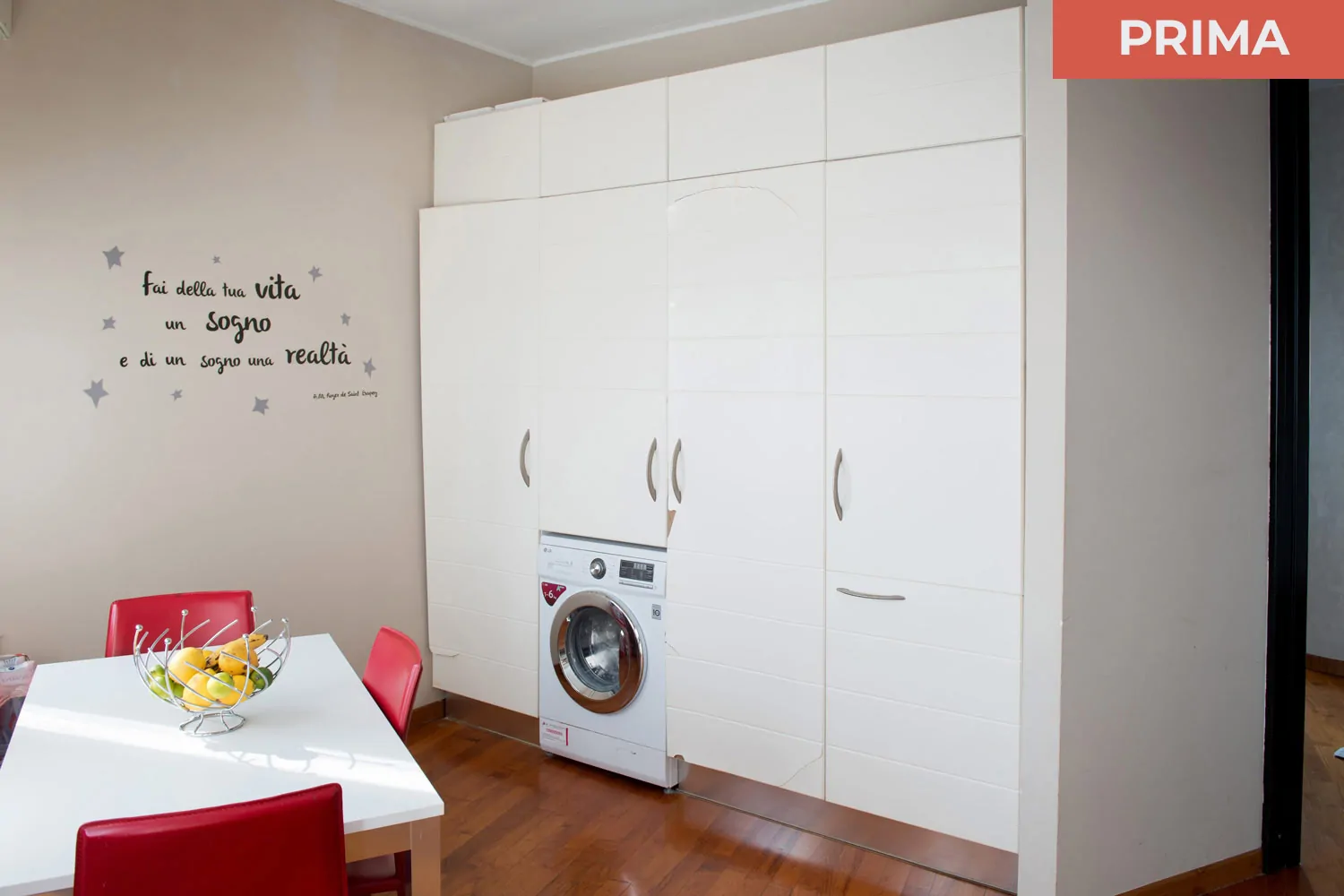 Cucina prima del rinnovo